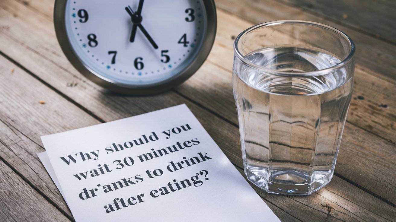 Why Should You Wait 30 Minutes to Drink After Eating