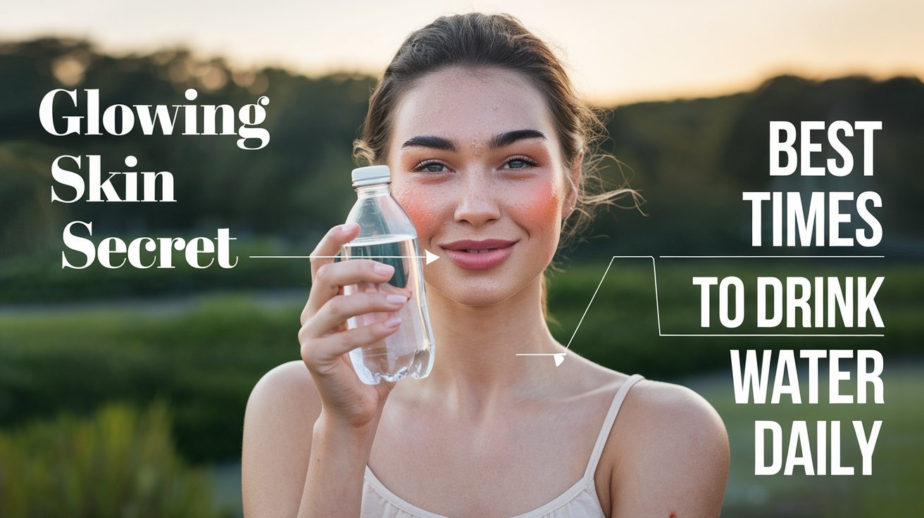 Glowing Skin Secret: Best Times to Drink Water Daily